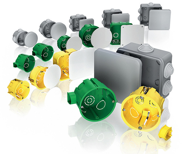 Коробка распаячная для о/п 240х195х90мм IP55 (6шт)