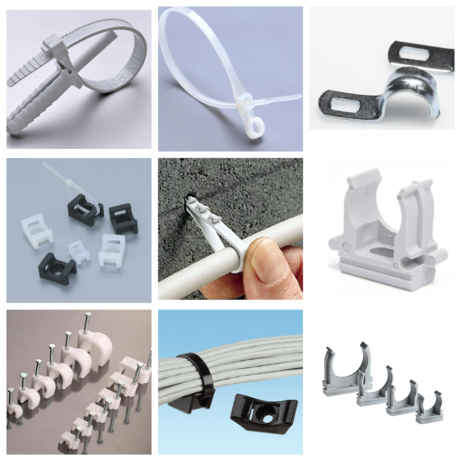 Хомут-стяжка нейлоновая КСС 3х100 мм, белая UNEL (уп. 100 шт.)